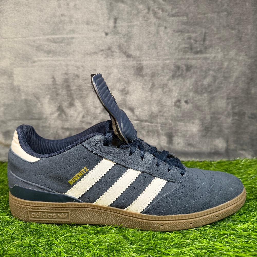 adidas Busenitz Blue and White Sneakers